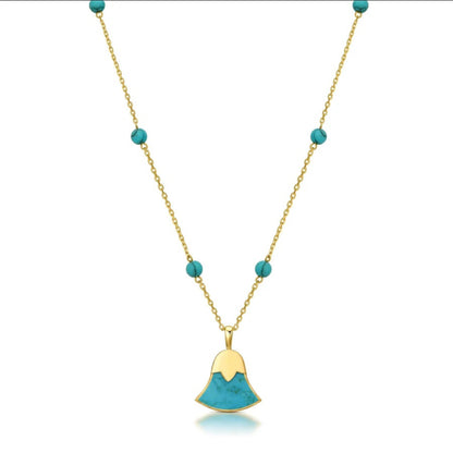 Pearl Lotus Necklace