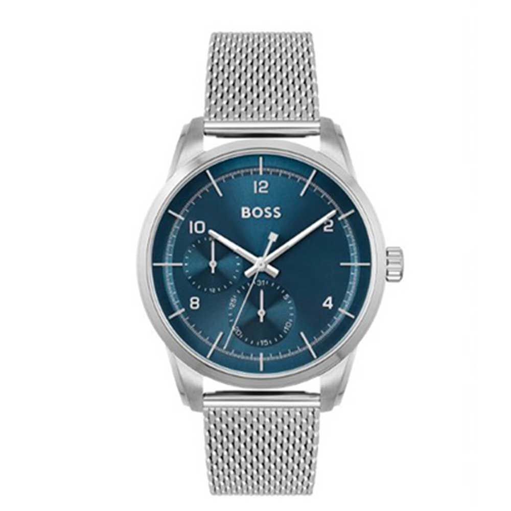 Round Blue Watch
